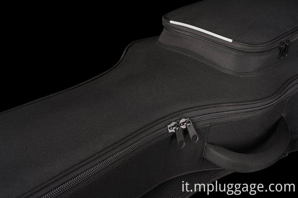 Semplice borsa per la musica per chitarra nera Simple Black Guitar Music Bag